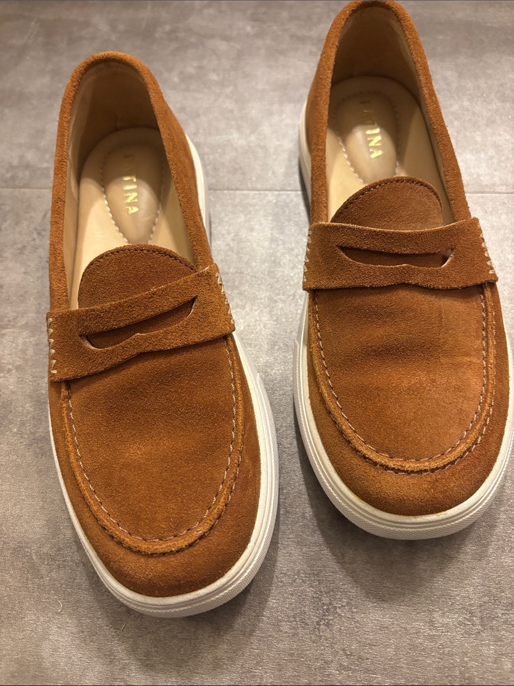 Portland Leather Patina Suede Penny Loafers